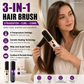 💇‍♀️🔥 Cepillo Alisador Inalámbrico 3 en 1: alisa, riza y desenreda – USB-C, 4 niveles – ¡cabello perfecto en cualquier lugar! ✨