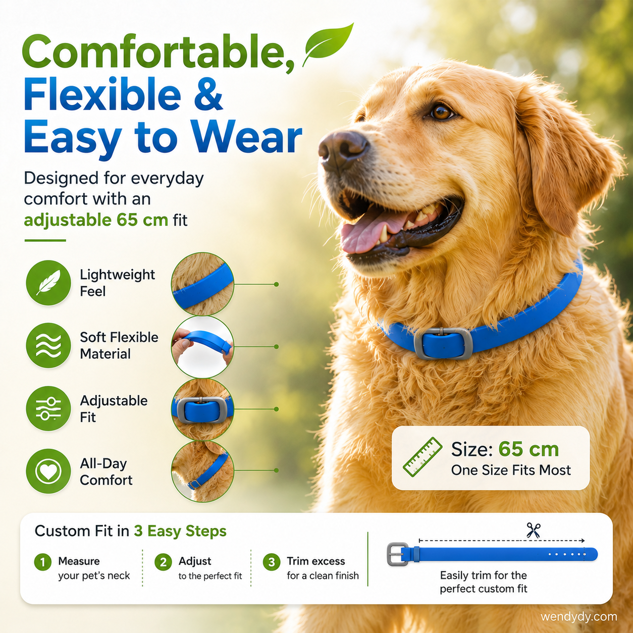 Collar Repelente de Plagas para Mascotas con Aceites Esenciales Naturales