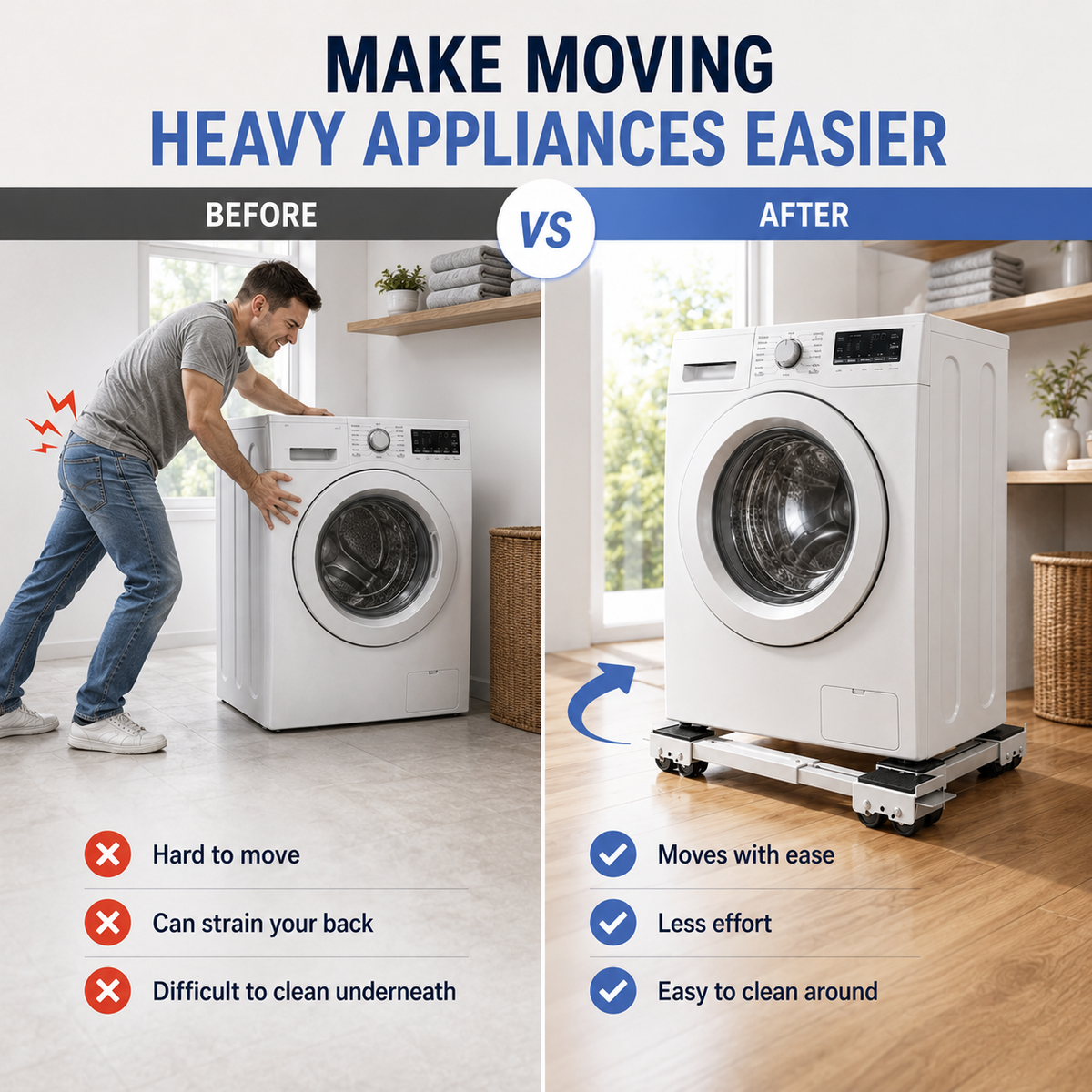 ⏳¡OFERTA POR TIEMPO LIMITADO!⏰Soportes de rodillos extensibles para mover muebles y electrodomésticos pesados sin dañar el suelo