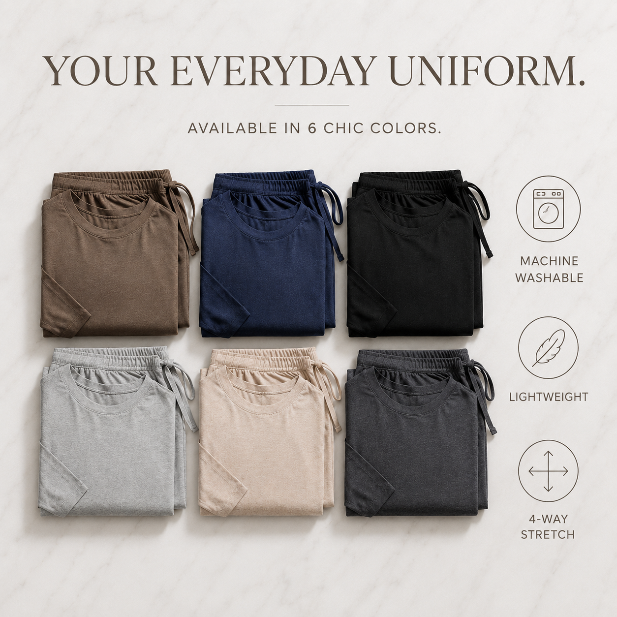 Conjunto de 2 Piezas Top Hombros Descubiertos y Pantalón para Mujer