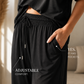 Conjunto de 2 Piezas Top Hombros Descubiertos y Pantalón para Mujer