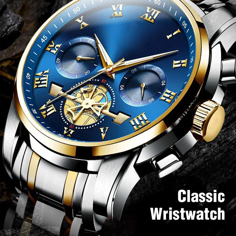 Diseño de lujo Dodecagon Quartz Mira un nuevo reloj de pulsera multifuncional para hombres