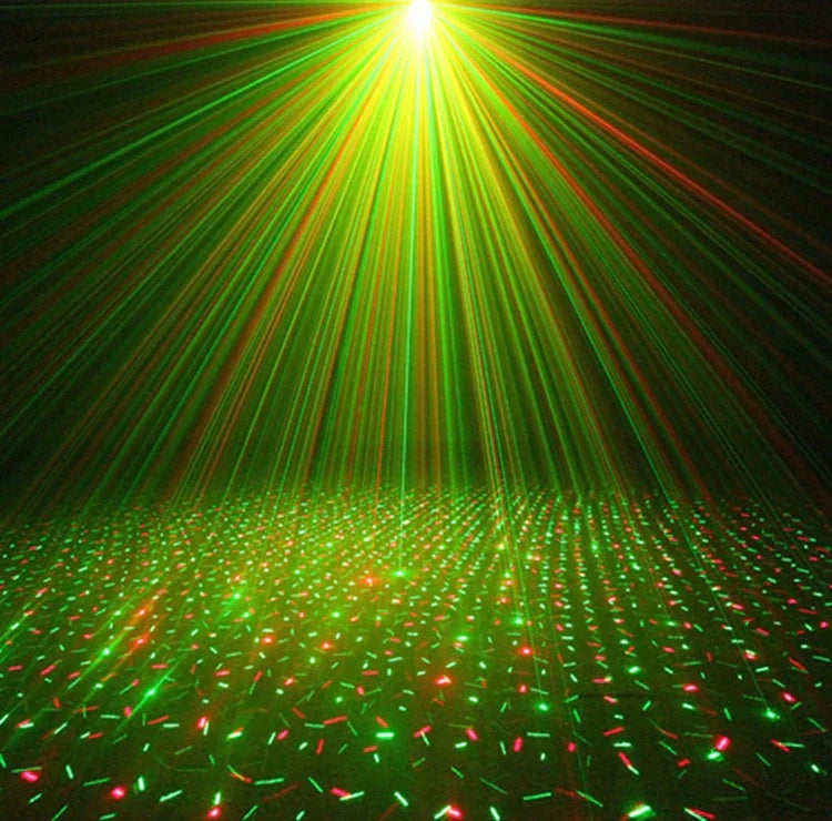 ❆ Luces solares de Navidad ❆ Luces de proyector navideñas con movimiento láser para exteriores StarTastic inalámbricas para vacacione