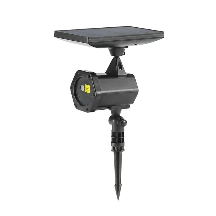 ❆ Luces solares de Navidad ❆ Luces de proyector navideñas con movimiento láser para exteriores StarTastic inalámbricas para vacacione