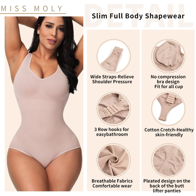 🔥Compra 2 Lleva 3 Gratis 🔥 Faja Moldeadora de Cuerpo Completo para Mujer