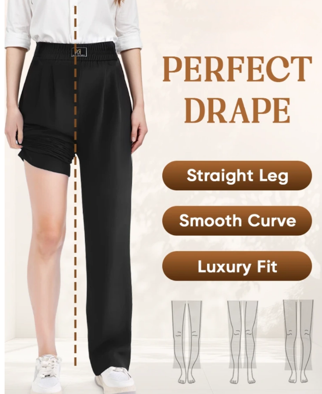 ¡🌷ÚLTIMO DÍA DE OFERTA 50% DE DESCUENTO!!💥Pantalones elásticos de tiro alto con caída perfecta y ajuste sin cierre