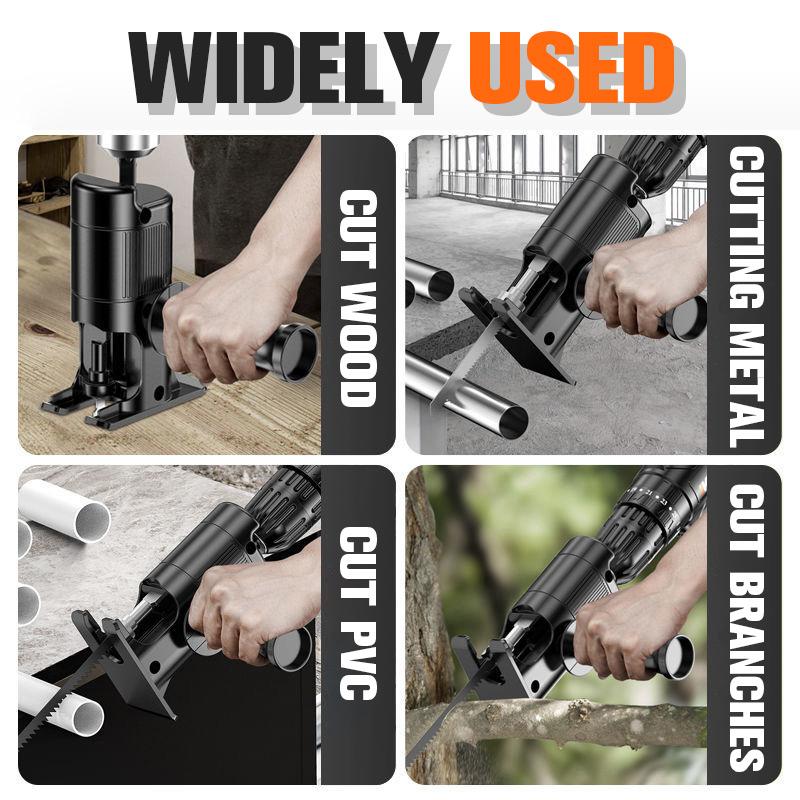 50%OFF🔥Set Adaptador de Sierra Recíproca Multifunción