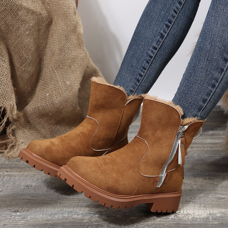 Botas de Invierno y Nieve de Forro Polar para Mujer