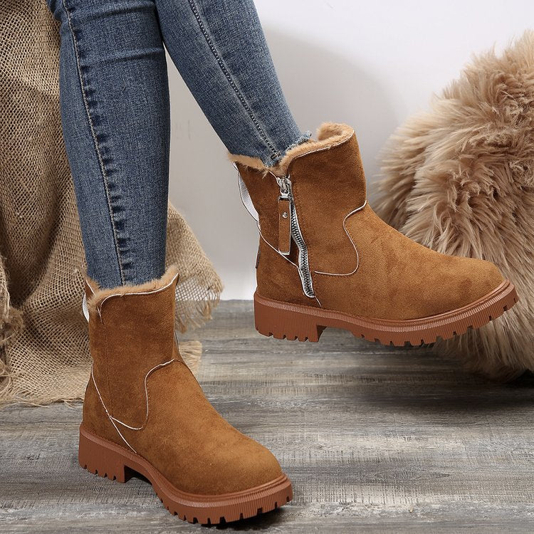 Botas de Invierno y Nieve de Forro Polar para Mujer