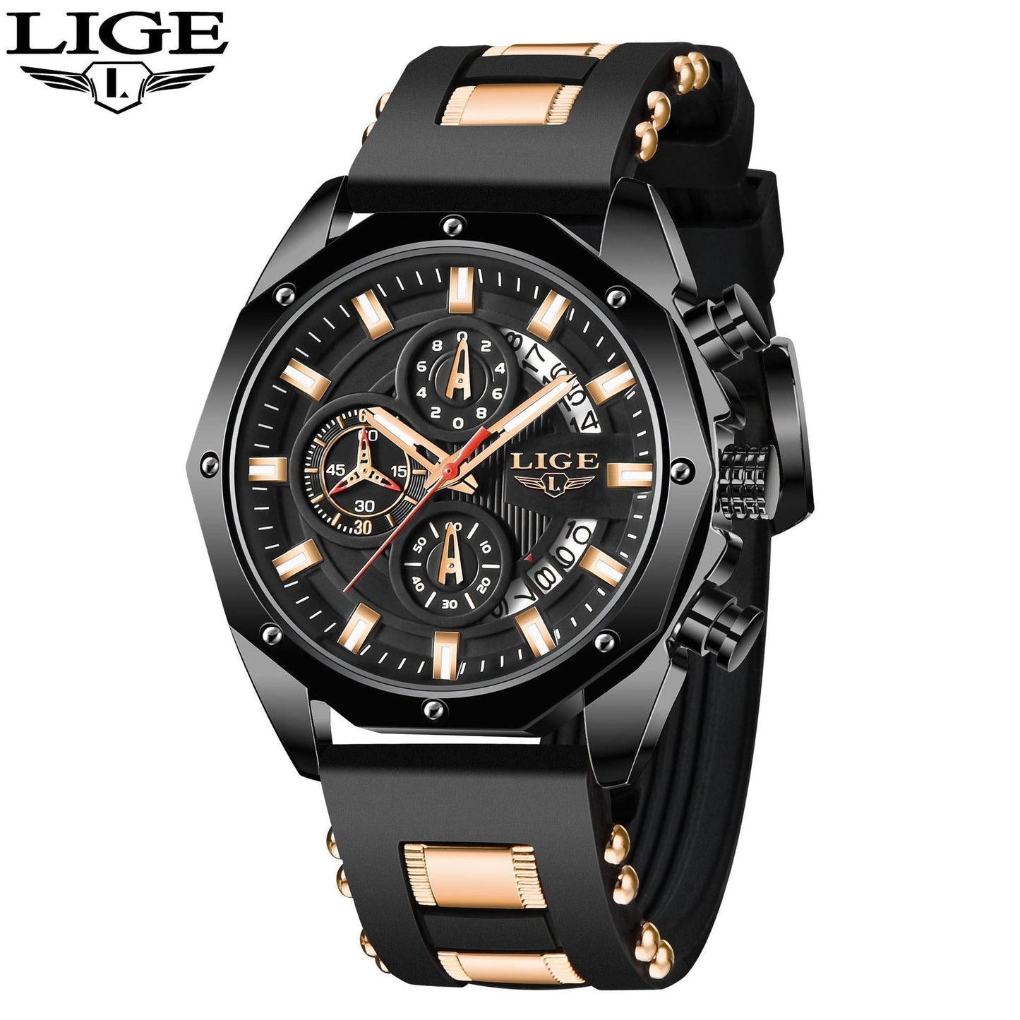 ⏳🔥¡50 % DE DESCUENTO POR TIEMPO LIMITADO! ⏰ ⌚ 💪 Reloj de Cuarzo Deportivo Impermeable para Hombre – Función cronógrafo, duradero y resistente al agua – Perfecto para deportes, viajes y uso diario 🏃‍♂️