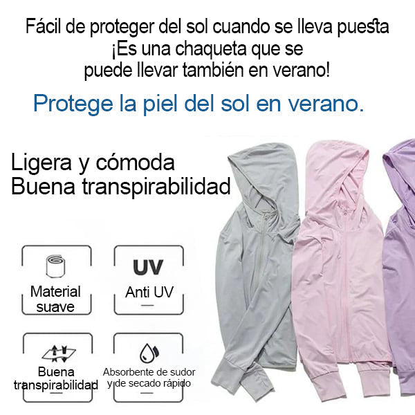 Ropa ligera de protección solar para hombres y mujeres