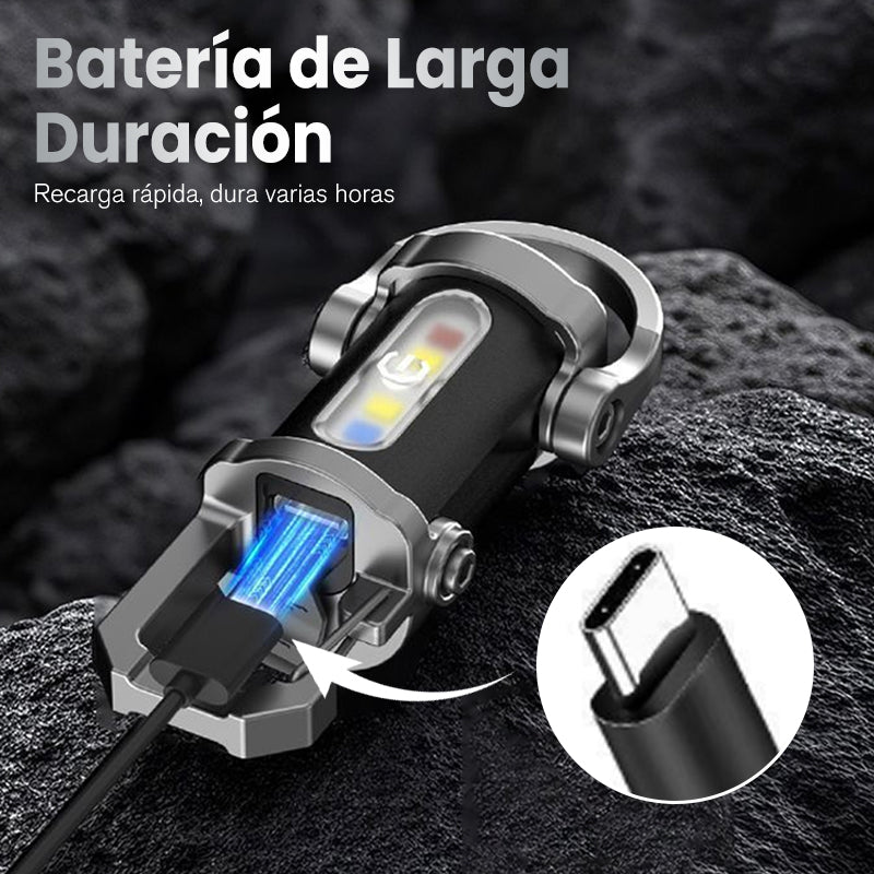 🌙 Ilumina todo con una mini linterna — 1200 lúmenes 💧 impermeable — 💥 ¡Mitad de precio YA!