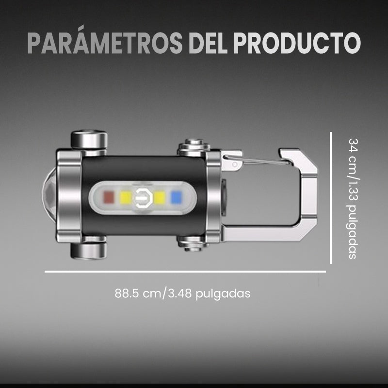 🌙 Ilumina todo con una mini linterna — 1200 lúmenes 💧 impermeable — 💥 ¡Mitad de precio YA!