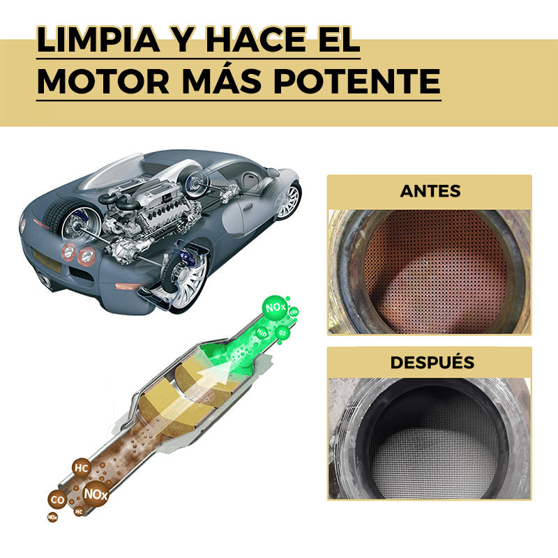 💥Compra uno y llévate otro gratis🔥Limpiador de convertidores catalíticos y sistemas de combustible
