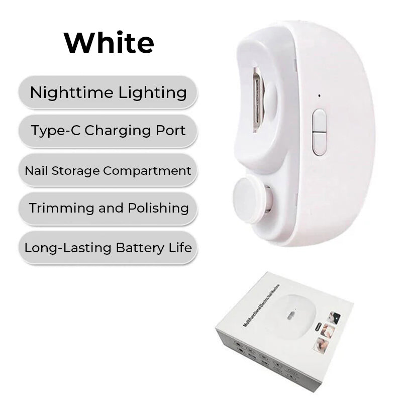 🎁 Oferta caliente 50% DE DESCUENTO🔥Cortaúñas Automática 3 en 1 con esmalte【Seguro y cómodo】