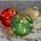 🎅🌲Adornos Navideños de Vidrio para Mesa【3 piezas】- Envío gratuito