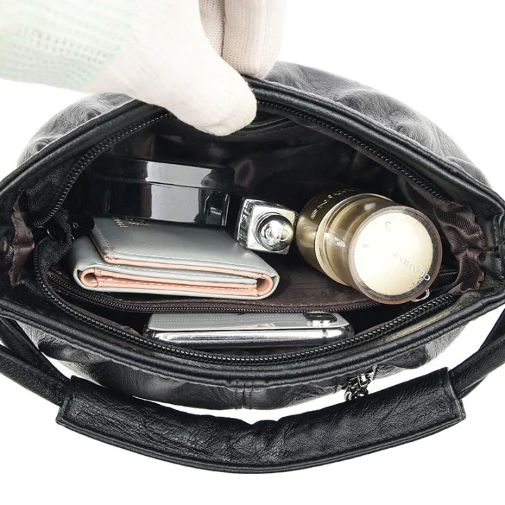 🔥Tu compañero diario: Bolso Bucket de piel suave con detalles plisados | Elegancia relajada para el día a día 🔥