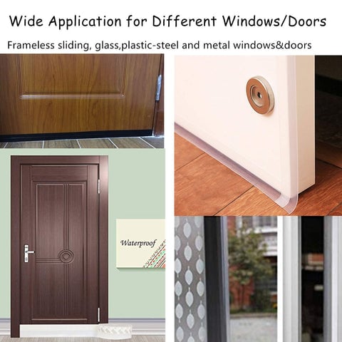 ⏳🔥¡50 % DE DESCUENTO POR TIEMPO LIMITADO! ⏰🚪🔥 ¡Compra Más y Ahorra Más! Burlete Adhesivo para Puertas de 5 m – Bloquea el Polvo, los Insectos y el Ruido – Flexible, Autoadhesivo y de Ajuste Universal ✨