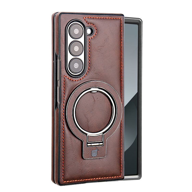 Funda magnética de cuero PU de lujo con soporte para Samsung Z Fold & Z Flip