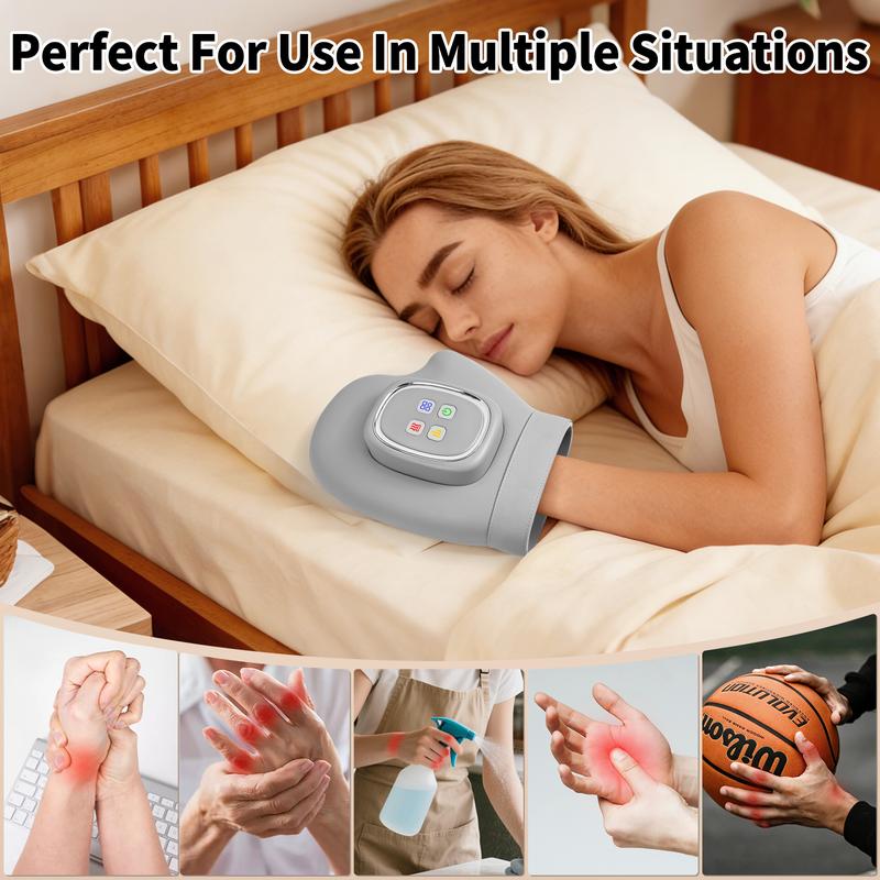 🖐️💆 Masajeador de Mano y Muñeca – ¡50% de Descuento! Compresión de Aire, 3 Modos, 5 Niveles de Intensidad, Temporizador Automático – Apto para Diestros y Zurdos 🔋