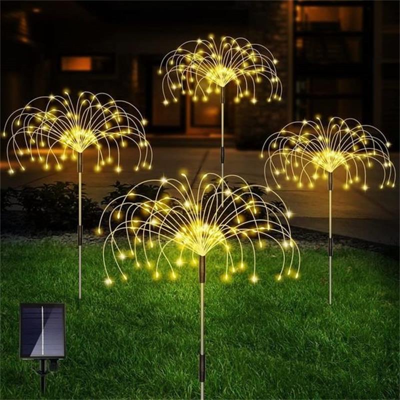 ✨🔥 ¡OFERTA 50% OFF! Luz Solar Decorativa de Fuegos Artificiales para Jardín – Iluminación Mágica, Sin Cables y Resistente al Agua 🌙🌿