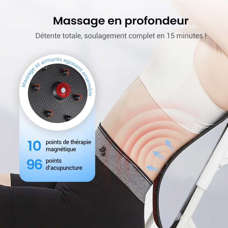 🔥 ¡50% DE DESCUENTO! 🏆🌿 Masajeador Lumbar con Terapia Magnética y Acupuntura Alivia el dolor de espalda, relaja los músculos y mejora la circulación 💆‍♂️✨ Ideal para uso en casa u oficina, bienestar profundo todos los días.
