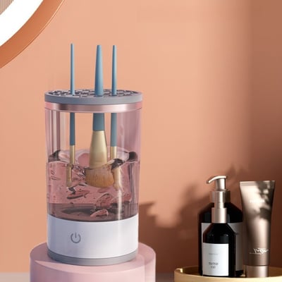 Regalo Perfecto-Limpia Brochas de Maquillaje Eléctrico Recargable