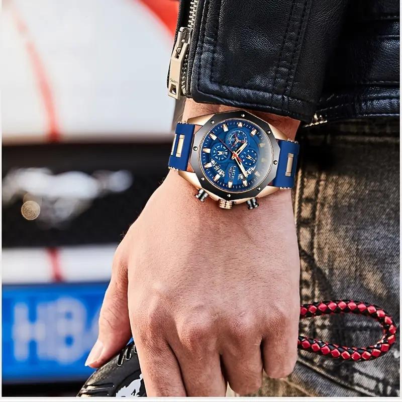 ⏳🔥¡50 % DE DESCUENTO POR TIEMPO LIMITADO! ⏰ ⌚ 💪 Reloj de Cuarzo Deportivo Impermeable para Hombre – Función cronógrafo, duradero y resistente al agua – Perfecto para deportes, viajes y uso diario 🏃‍♂️