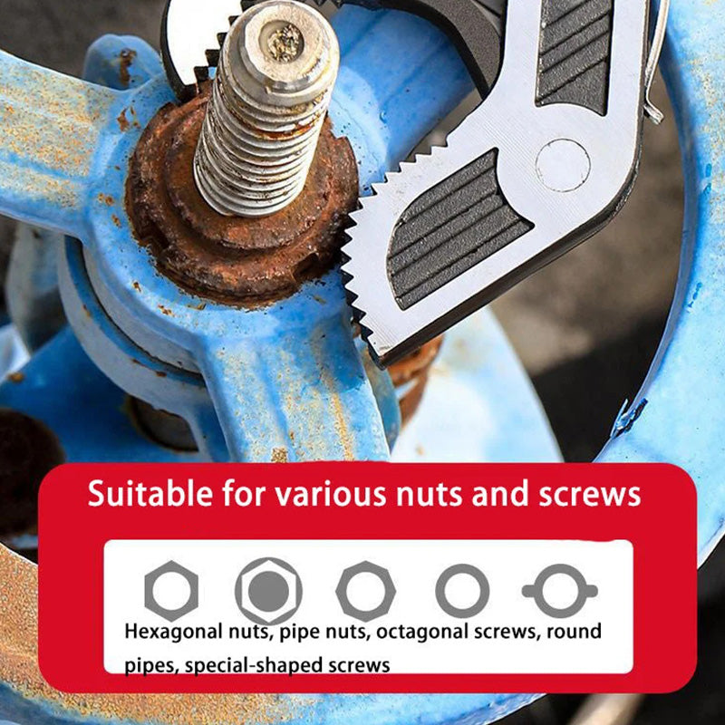 🎅Oferta de Navidad🎁 Llave para Tubos Autoblocante Multifuncional de Grado Industrial