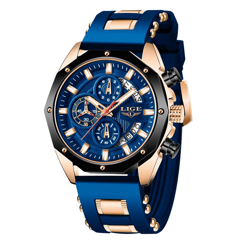 ⏳🔥¡50 % DE DESCUENTO POR TIEMPO LIMITADO! ⏰ ⌚ 💪 Reloj de Cuarzo Deportivo Impermeable para Hombre – Función cronógrafo, duradero y resistente al agua – Perfecto para deportes, viajes y uso diario 🏃‍♂️