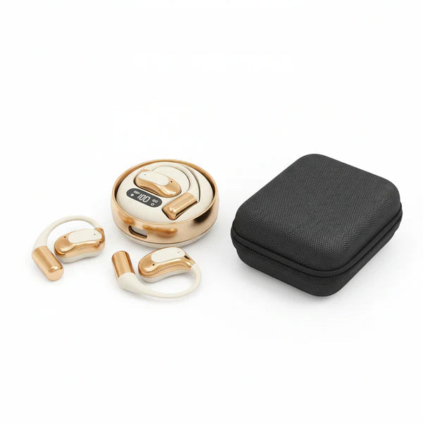 🎧Audífonos Inalámbricos Open-Ear | 72h de Batería + Reducción de Ruido AI + Ideal para Deportes✨
