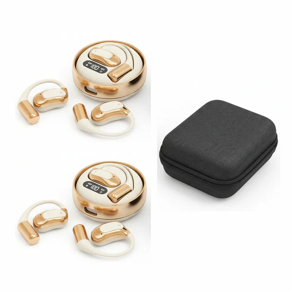 🎧Audífonos Inalámbricos Open-Ear | 72h de Batería + Reducción de Ruido AI + Ideal para Deportes✨