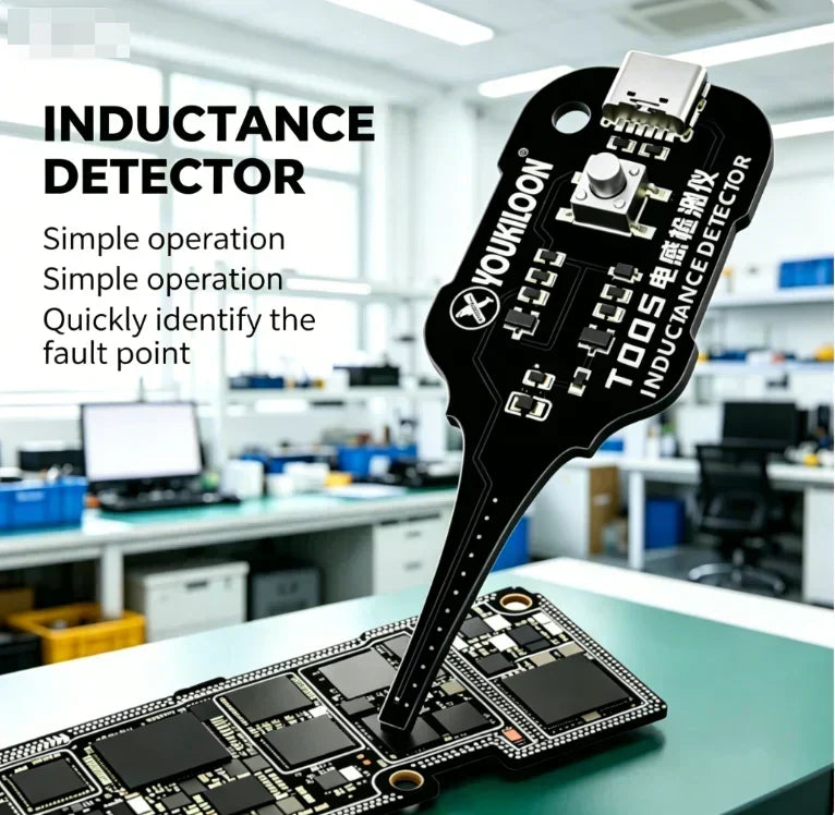 ⏳🔥¡50% DE DESCUENTO POR TIEMPO LIMITADO! ⏰📙⚙️ Probador de inductores en circuito: simplicidad de un botón, indicador claro. Diagnóstico rápido y sin contacto. Imprescindible para la reparación de productos electrónicos.