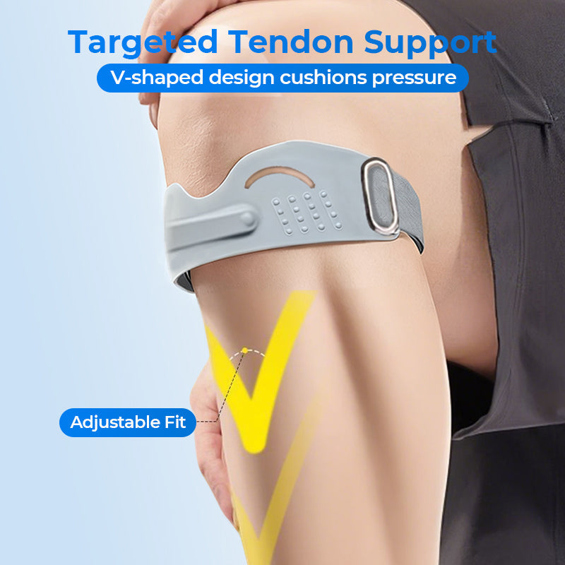 🦿 ¡OFERTA POR TIEMPO LIMITADO 50% DE DESCUENTO! ⚽ Cinta de Soporte Rotuliana de Silicona – V Ergonómica, Antideslizante, Ajustable y Ligera para Deporte ✨
