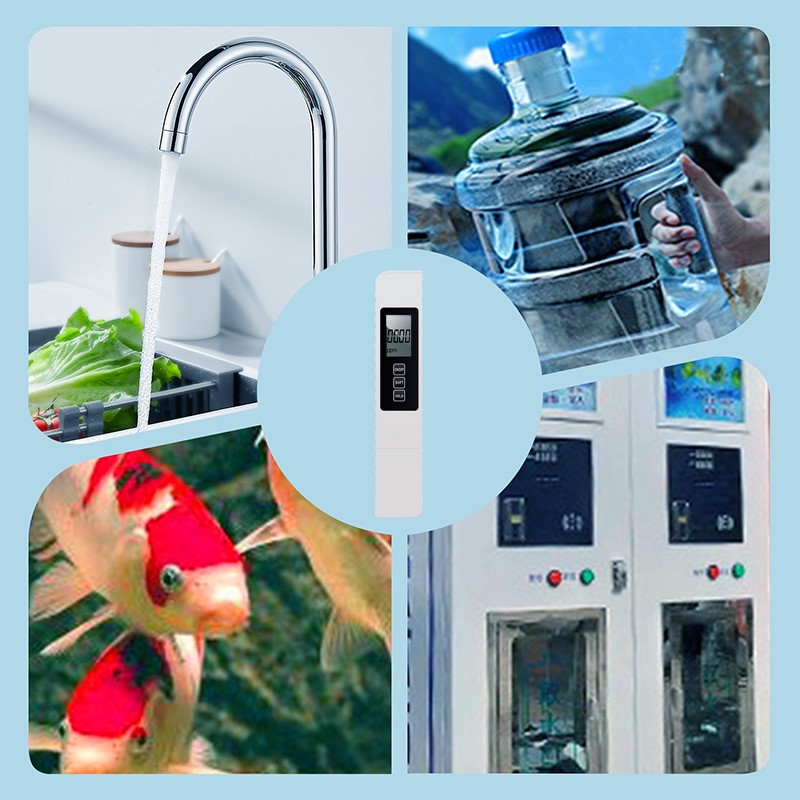 ✨ Medidor de calidad del agua TDS 3 en 1: mide el pH, el cloro y la dureza con pantalla LCD para piscinas y acuarios 🌊📱