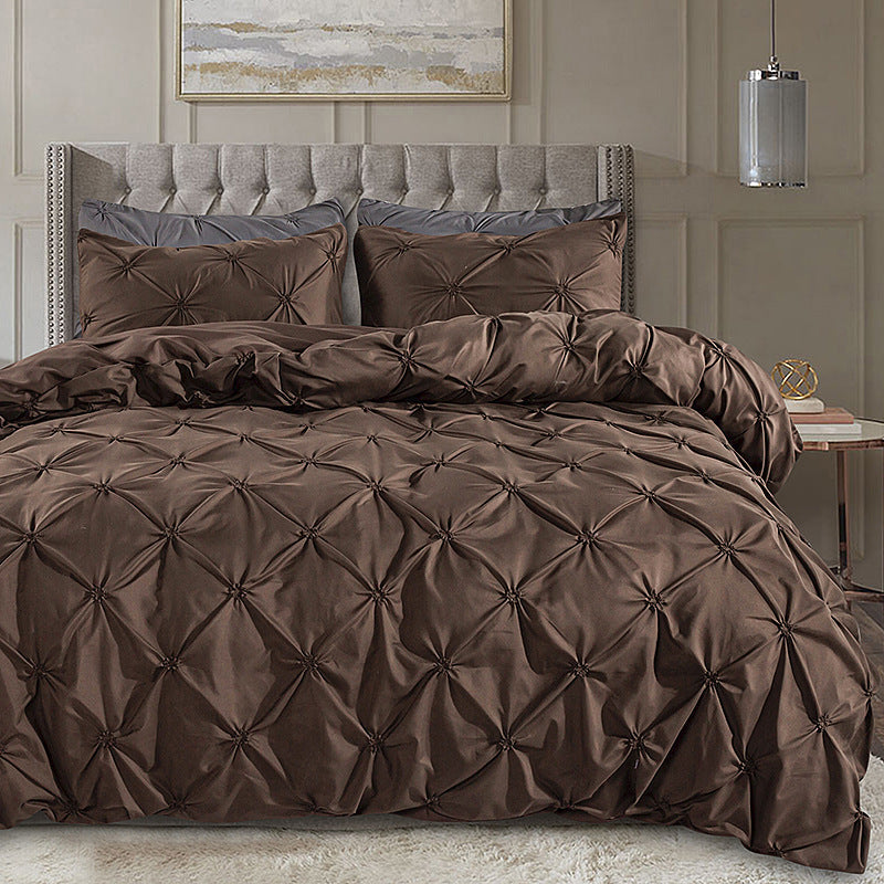 🎁2026 New Arrivals 50% OFF💥Bedsure Soft Pintuck Duvet Set