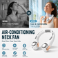 ⏳🔥¡50 % DE DESCUENTO POR TIEMPO LIMITADO! ⏰ Ventilador de Cuello con Aire Acondicionado – Ultrasilencioso, rotación 360°, 3 velocidades. Refrigeración manos libres, larga batería. ¡Esencial para el verano! 😎🌬️