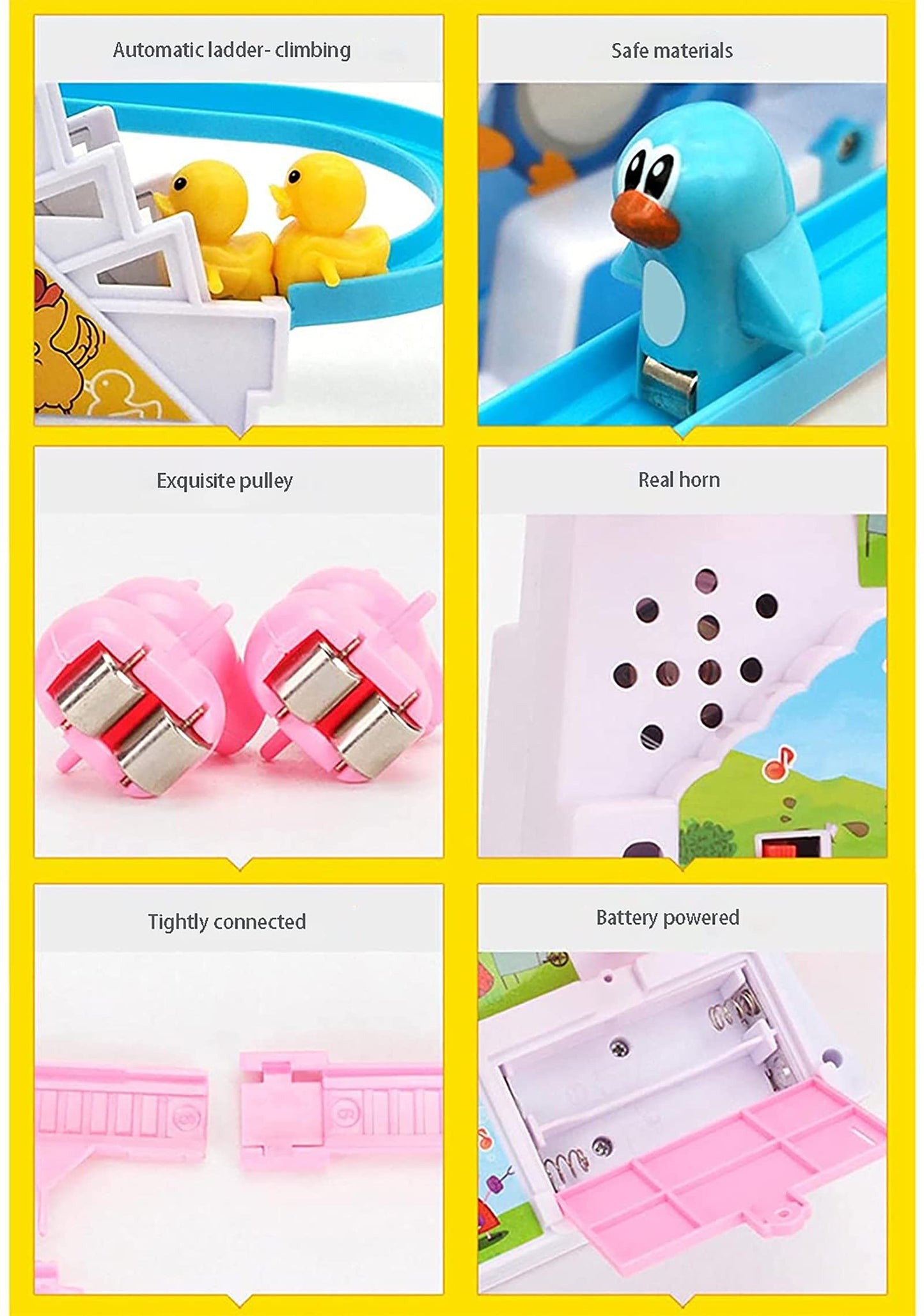 🎉 Oferta 2026 — ¡Más de 44,000 Vendidos!💞 Juguete Patito Sube Escaleras – Diversión y Aprendizaje Combinados 🐤