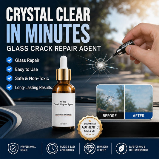 🏭 Directo de fábrica de vidrio, ¡Compra 3 y llévate 5 gratis! 💦 ¡Una gota repara todas las grietas del vidrio! 🚗 Agente reparador de grietas en vidrio