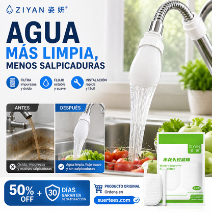 🛡️🚰 Filtro antigoteo – elimina sedimentos y óxido – protege tu cocina! 💪