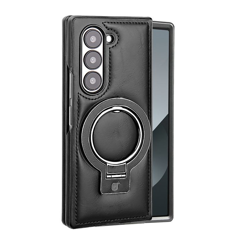 Funda magnética de cuero PU de lujo con soporte para Samsung Z Fold & Z Flip