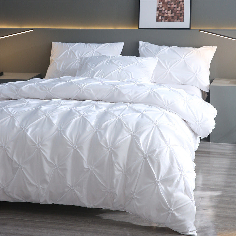 🎁2026 New Arrivals 50% OFF💥Bedsure Soft Pintuck Duvet Set