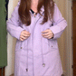 Chaqueta Impermeable para Mujer a Cuadros