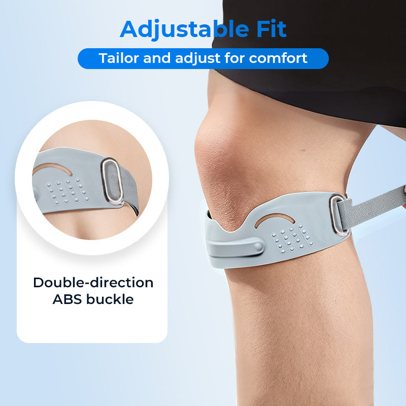 🦿 ¡OFERTA POR TIEMPO LIMITADO 50% DE DESCUENTO! ⚽ Cinta de Soporte Rotuliana de Silicona – V Ergonómica, Antideslizante, Ajustable y Ligera para Deporte ✨