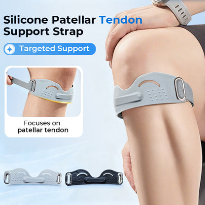 🦿 ¡OFERTA POR TIEMPO LIMITADO 50% DE DESCUENTO! ⚽ Cinta de Soporte Rotuliana de Silicona – V Ergonómica, Antideslizante, Ajustable y Ligera para Deporte ✨