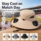 Gorra con Ventilador Refrescante de Verano – Gorra Tipo Cubo Recargable por USB con Ventilador de Circulación de Aire Integrado, Protección Solar para Senderismo, Pesca, Camping, Playa y Aventuras al Aire Libre