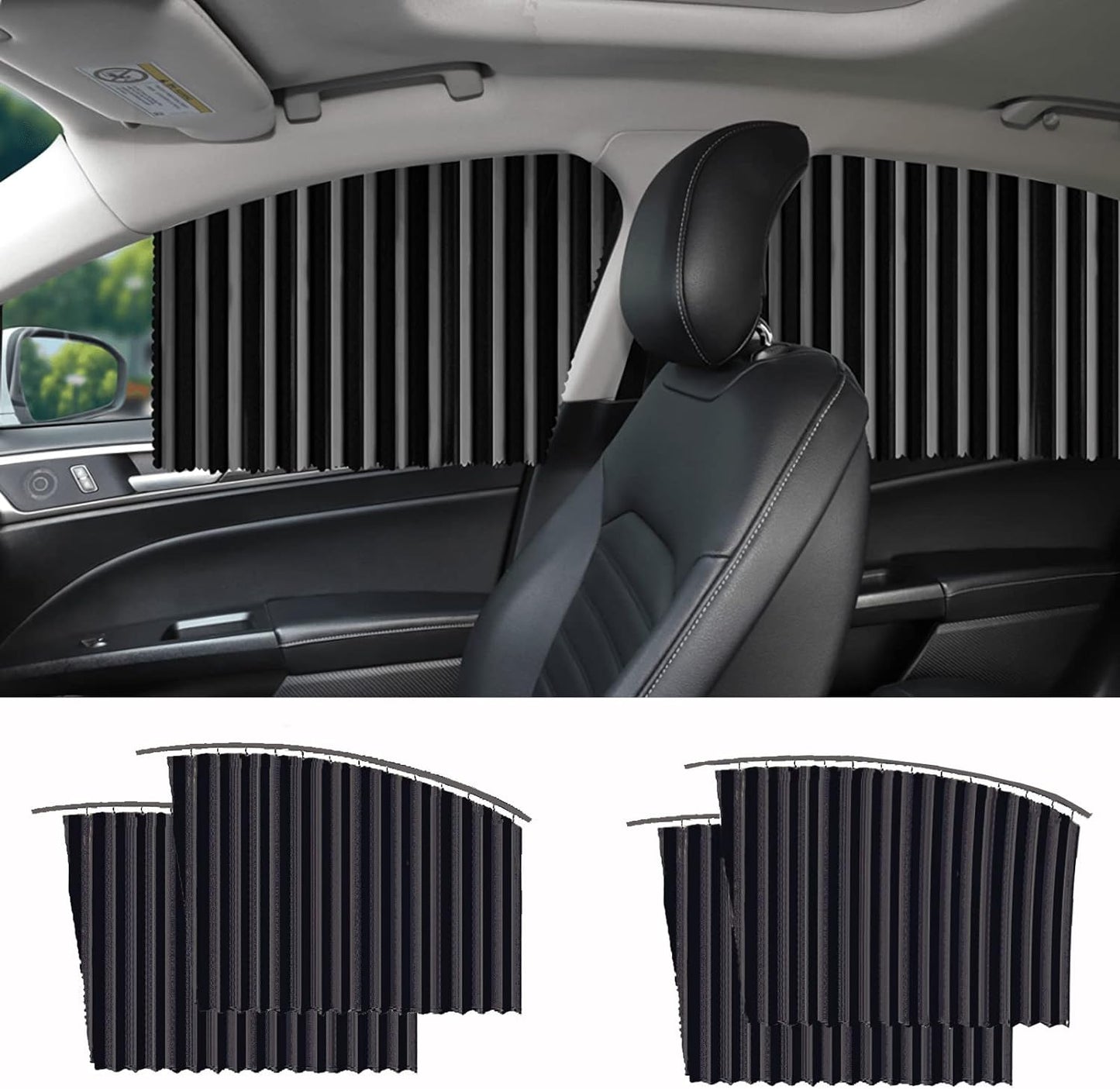 ⏳🔥¡50 % DE DESCUENTO POR TIEMPO LIMITADO! ⏰ 🔥 Parasol magnético universal para ventanas laterales de coche