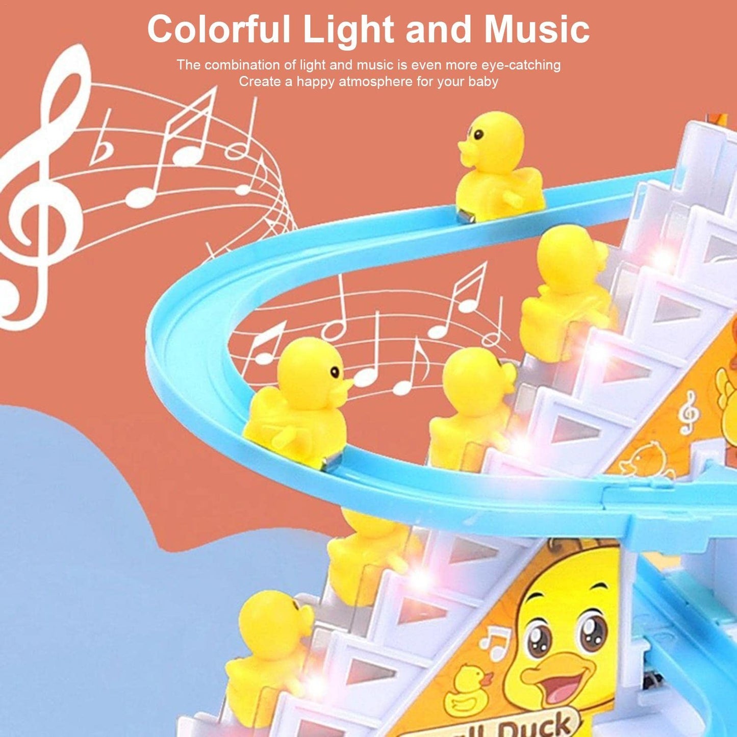 🎉 Oferta 2026 — ¡Más de 44,000 Vendidos!💞 Juguete Patito Sube Escaleras – Diversión y Aprendizaje Combinados 🐤