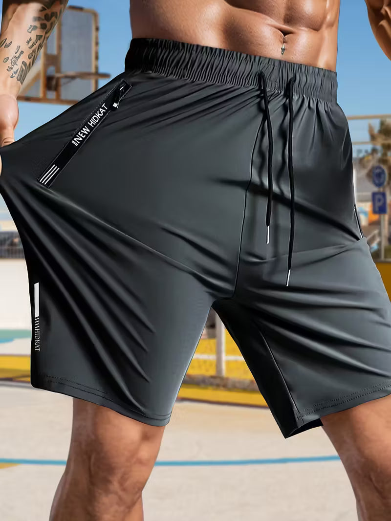 💎 -¡50% EN PANTALONES CORTOS ELÁSTICOS DE VERANO PARA HOMBRE! 💎 Bolsillos transpirables con cremallera y ajuste🩳❄️ elástico