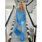 🌙 Conjunto de pijama Denim Dreams – Ropa cómoda y con aspecto suave de vaqueros para una comodidad 🌟 toda la noche